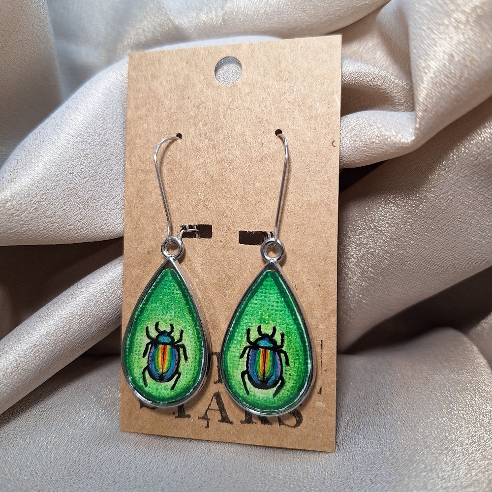 Hand painted earrings